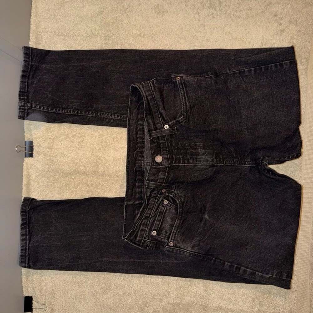 Levi's 511 Slim Fit Jeans Size W31 L32 Black Denim Wash